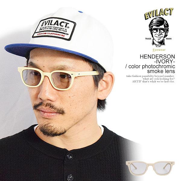 EVILACT EYEWEAR イーブルアクト アイウェア HENDERSON -IVORY