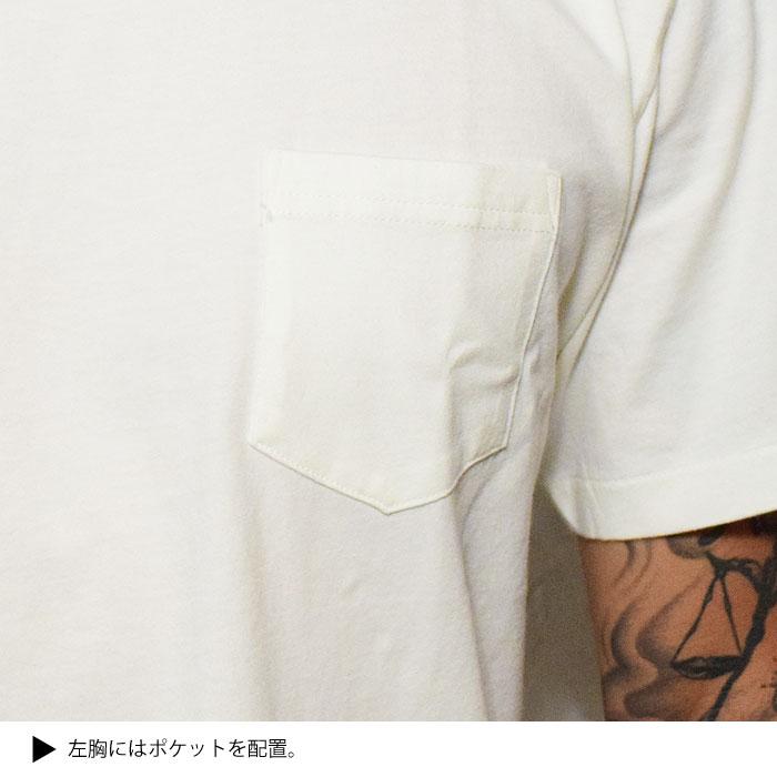 GLADHAND グラッドハンド CREW NECK POCKET TEE -WHITE-