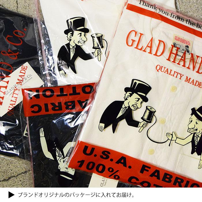 GLADHAND グラッドハンド CREW NECK POCKET TEE -WHITE-