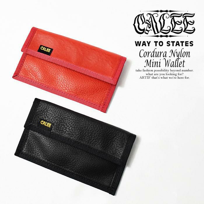 CALEE(キャリー) CORDURA NYLON MINI WALLET【メンズ 財布 ウォレット