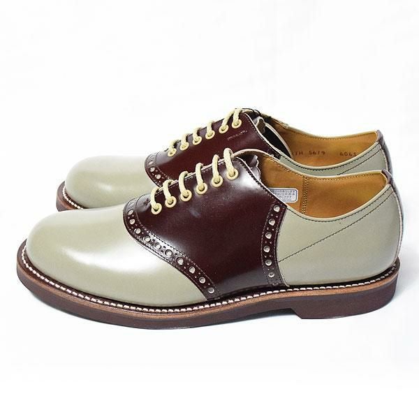 GLAD HAND×REGAL グラッドハンド×リーガル SADDLE-SHOES -GRAY/BROWN-