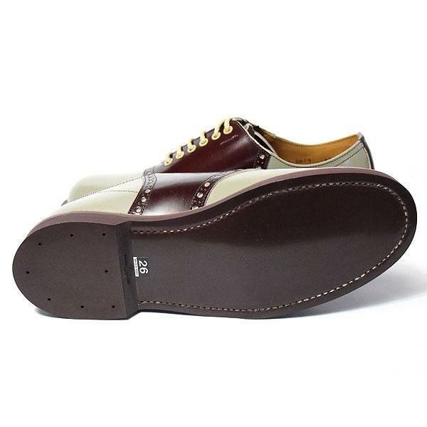 GLAD HAND×REGAL グラッドハンド×リーガル SADDLE-SHOES -GRAY/BROWN-