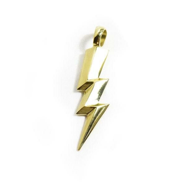 CALEE(キャリー) LIGHTNING HEAD -BRASS-【メンズ アクセサリー