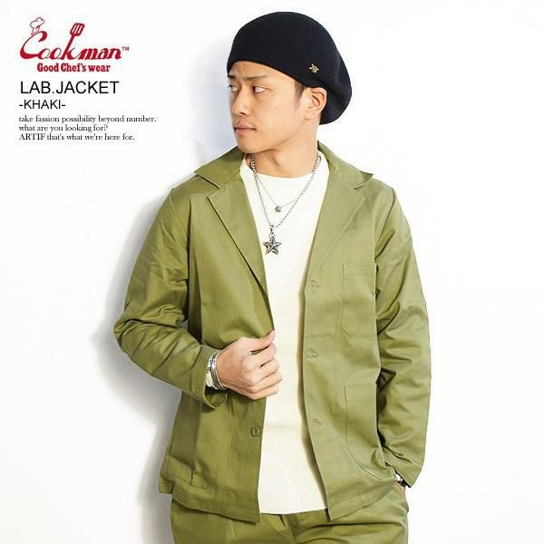 COOKMAN クックマン LAB.JACKET -KHAKI-