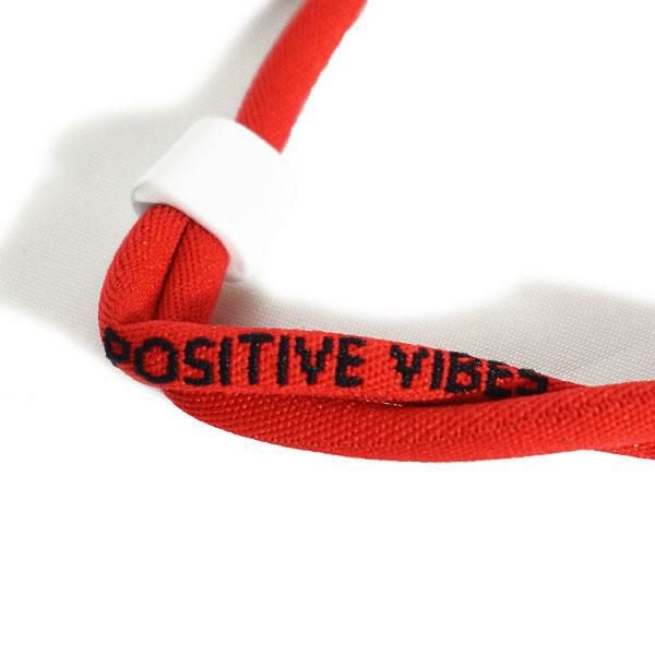 RASTACLAT ラスタクラット KNOTACRAT BRACELET -POSITIVE VIBES RED KNOT-