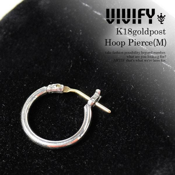 VIVIFY ビビファイ K18goldpost Hoop Pierce(M)