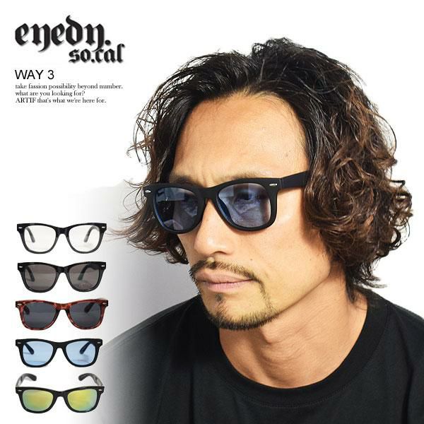 eyedy アイディ WAY 3 メンズ サングラス メガネ 眼鏡 クラブマスター