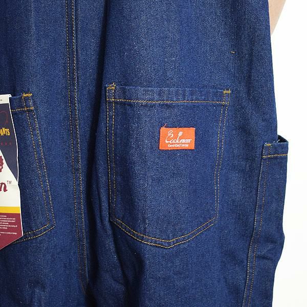 COOKMAN クックマン FISHERMAN'S BIB OVERALL -DENIM NAVY- 231-03849