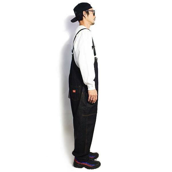 COOKMAN クックマン FISHERMAN'S BIB OVERALL -DENIM BLACK- 231-03854