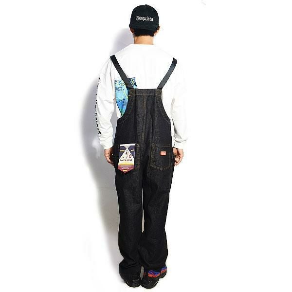 COOKMAN クックマン FISHERMAN'S BIB OVERALL -DENIM BLACK- 231-03854