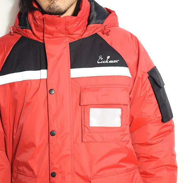 COOKMAN クックマン FREEZER JACKET -RED-