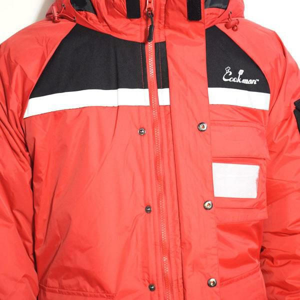 COOKMAN クックマン FREEZER JACKET -RED-