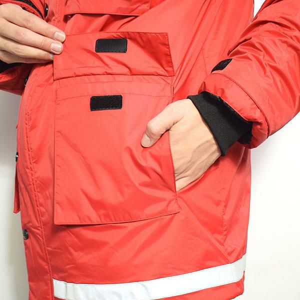 【新品未使用】 COOKMAN Freezer Jacket L クックマン COOKMAN クックマン FREEZER JACKET -RED-