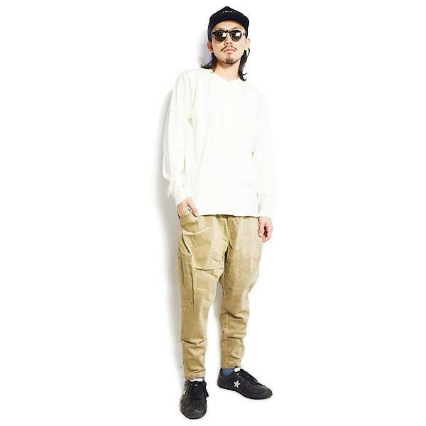 GLAD HAND グラッドハンド ROYAL HENRY L/S T-SHIRTS -WHITE- メンズ T