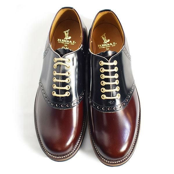 GLAD HAND×REGAL グラッドハンド×リーガル SADDLE-SHOES -BROWN/BLACK-