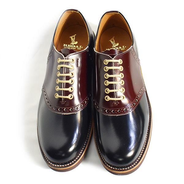 GLAD HAND×REGAL グラッドハンド×リーガル SADDLE-SHOES -BLACK/BROWN-