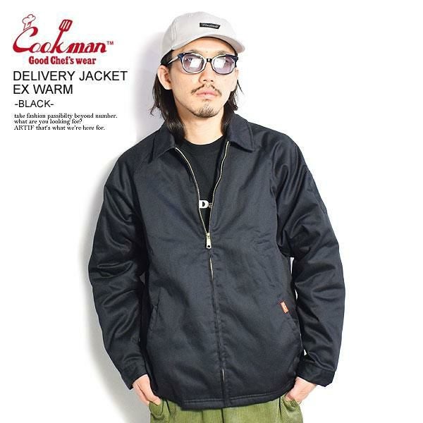 COOKMAN クックマン DELIVERY JACKET EX WARM -BLACK-