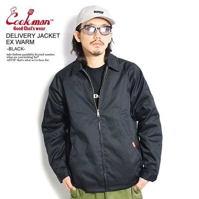COOKMAN クックマン DELIVERY JACKET EX WARM -BLACK-