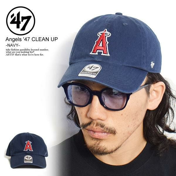 47 フォーティーセブン Angels '47 CLEAN UP Navy メンズ キャップ
